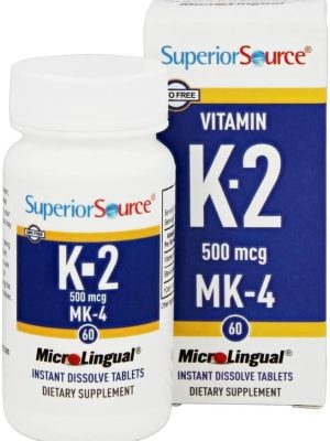 Vitamina K-2 Mk4 500 mcg /  60 microlingual