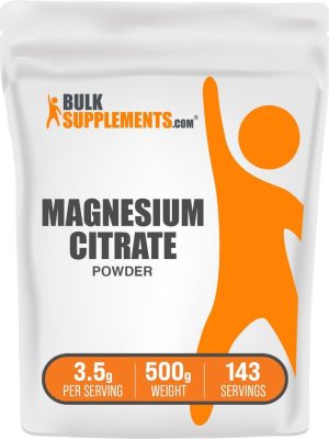 Magnesium Citrate 500 Grams (1.1 lbs) Polvo