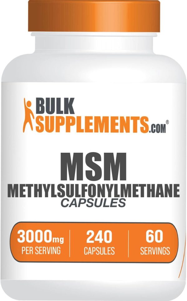 MSM 3000 mg – 240 cápsulas