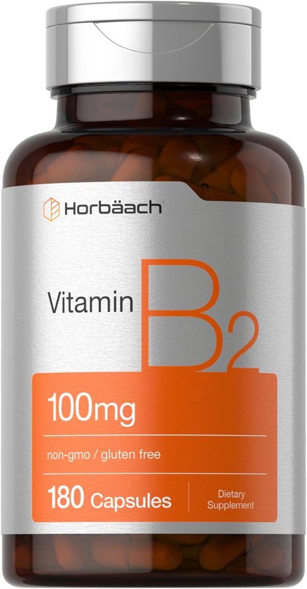 Vitamin B-2 (Riboflavin) 100 mg / 100 capsulas