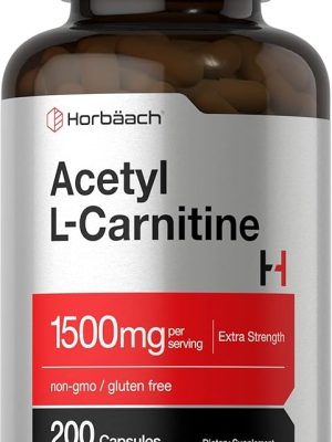 Acetyl L- Carnitine Carnitina 1500mg 200 Capsulas