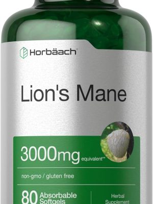 LION'S MANE 3000 mg | 80 Cápsulas