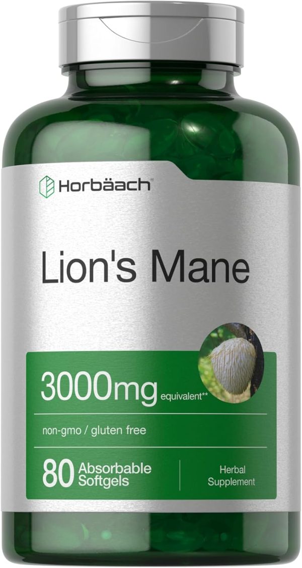 LION'S MANE 3000 mg | 80 Cápsulas