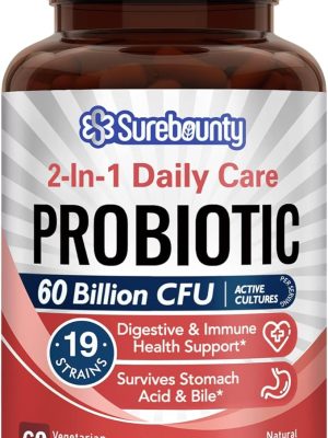 Probioticos 100 Billion CFU 19 Cepas 100 Capsulas