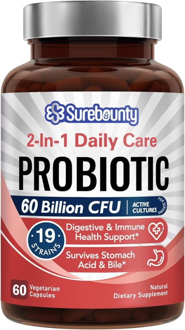 Probioticos 100 Billion CFU 19 Cepas 100 Capsulas