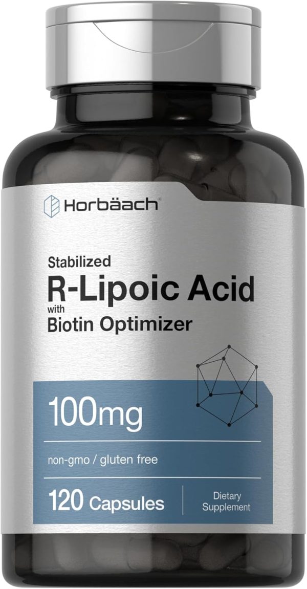 R Ácido Alfa Lipoico 100 mg 120 caps