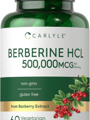 Berberine 500 mg / 60 capsulas