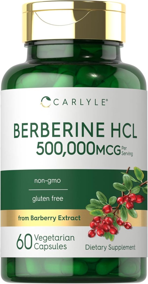 Berberine 500 mg / 60 capsulas
