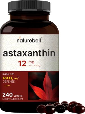 Astaxantina 12 mg, 240 cápsulas blandas