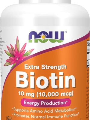 Biotin 10,000 mcg / 120 capsulas