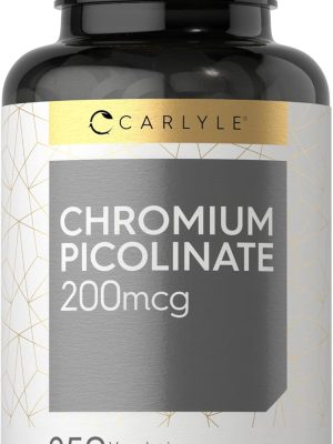 Chromium Picolinate 200 mcg – 250 cápsulas