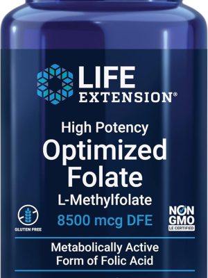 Ácido Fólico Optimizado (L-methylfolate 1,700 mcg) 100 capsulas