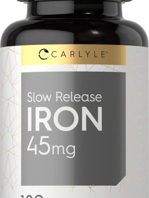 Alta Absorción de Hierro 45mg / 180 Vegan Tablets