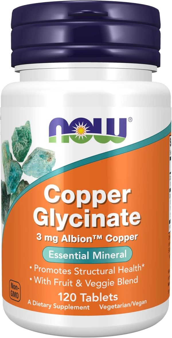 Cobre Copper Glycinate 120 Tablets