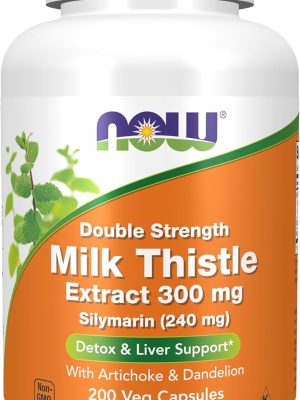 Milk Thistle 300 mg | 200 Cápsulas Veganas